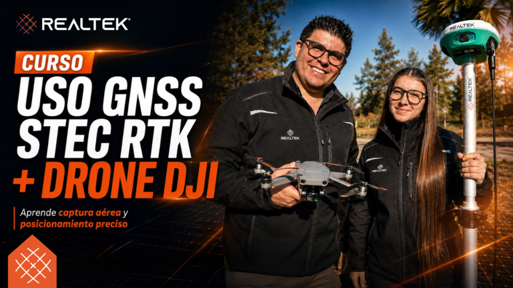 Uso de GNSS STEC + Drone DJI (RTK)